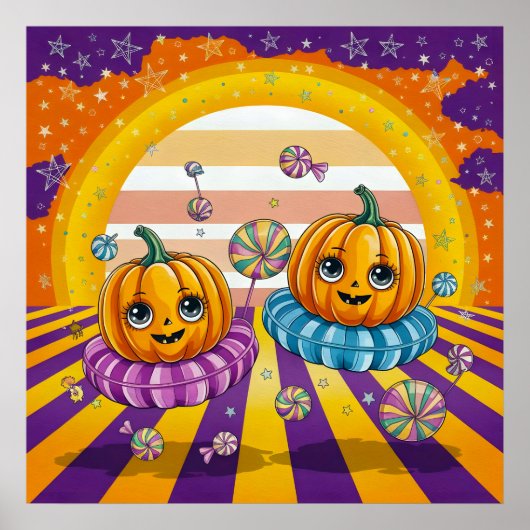 Groovy Pumpkin Fiesta Poster (Voorkant)