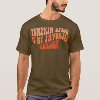 Groovy Pumpkin Spice is mijn favoriete Herfst voor T-shirt