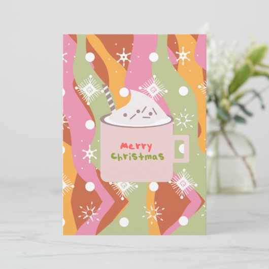 Groovy Pumpkin Spice Kampvuur Mok Kaart (Staand voorkant)