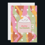 Groovy Pumpkin Spice Kampvuur Mok  Kaart<br><div class="desc">Kerstkaart met een Groovy Vibe</div>