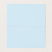 Groovy Puppy Food Tent for Birthday Party Blue Visitekaartje (Binnenkant ongevouwen)