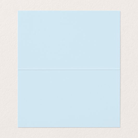 Groovy Puppy Food Tent for Birthday Party Blue Visitekaartje (Binnenkant ongevouwen)