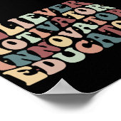 Groovy Quote Believer Motivator Informator Poster (Hoek)