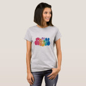 Groovy Quote Happy Retro T-shirt (Voorkant volledig)