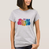 Groovy Quote Happy Retro T-shirt (Voorkant)