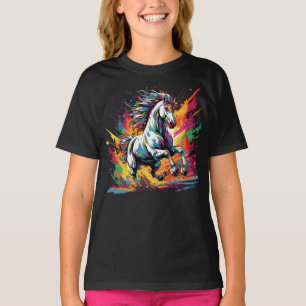 Groovy  Race Paard Pop Art T-shirt