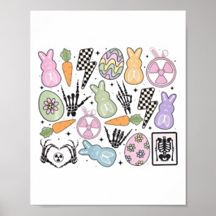 Groovy radiologie Pasen Konijn Rad Tech Ct Mri Tec Poster