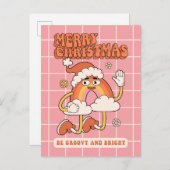 Groovy Rainbow Christmas - Wees helder en vrolijk Feestdagenkaart (Voorkant / Achterkant)