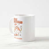 Groovy Rainbow Christmas - Wees helder en vrolijk Koffiemok (Voorkant links)