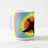 Groovy Rainbow Duck Koffiemok (Voorkant links)