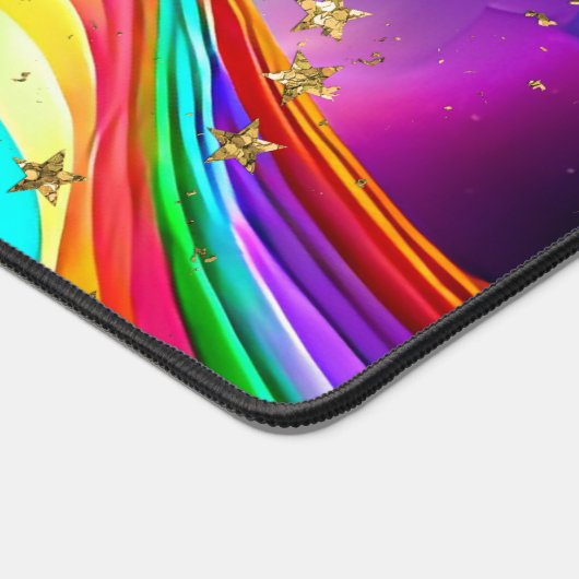 Groovy Rainbow Modern Abstract Bureaumat (Hoek)