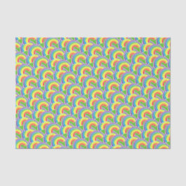 Groovy Rainbow Pattern Tissuepapier