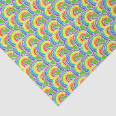 Groovy Rainbow Pattern Tissuepapier (Detail)