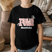 Groovy Rainbow Ten is een Vibe 60's retro daisy co T-shirt