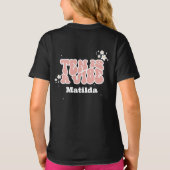 Groovy Rainbow Ten is een Vibe 60's retro daisy co T-shirt (Achterkant)