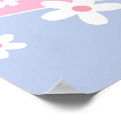 Groovy Rainbow Verjaardagsfeestje Welkomstbord Poster (Hoek)