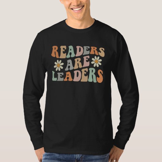 Groovy Readers Are Leaders Teacher Student Book  S T-shirt (Voorkant)