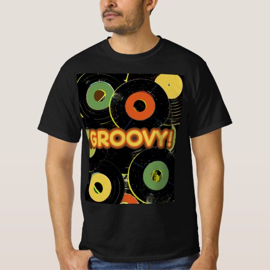 Groovy Records T-shirt (Voorkant)