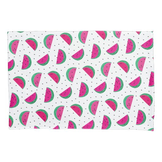 Groovy Red Green Modern Watermelon. Kussensloop (Voorkant)
