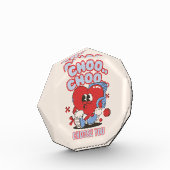 Groovy Red Heart Choo Choo Kies voor jou Valentijn Fotoblokken (Links)
