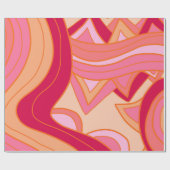 Groovy Reds Cadeaupapier (Vlak)