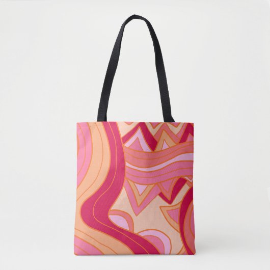 Groovy Reds Tote Bag (Voorkant)