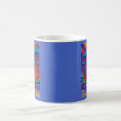 Groovy Regen Retro Stijl Koffiemok (Center)