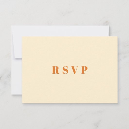 Groovy Regenboog 1970s Stijl Boho Madeliefjes Brui RSVP Kaartje (Achterkant)