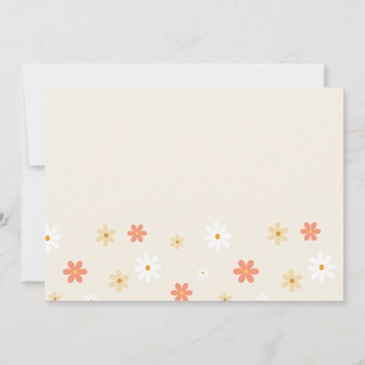 Groovy Regenboog Afstudeer Uitnodiging (Achterkant)