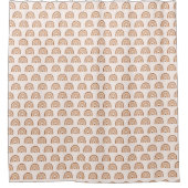 Groovy Regenboog Gordijn Terracotta Koper Stijl (Voorkant)