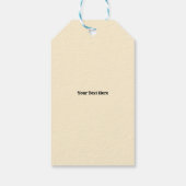 Groovy Regenboog jaren '70 Stijl Bruiloft Favor Cadeaulabel (Achterkant)