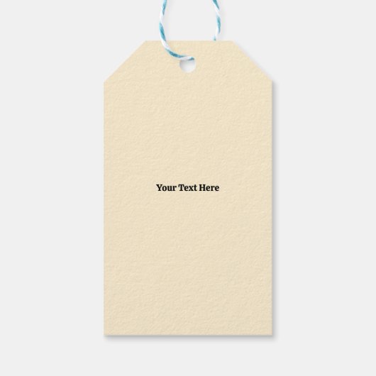 Groovy Regenboog jaren '70 Stijl Bruiloft Favor Cadeaulabel (Achterkant)