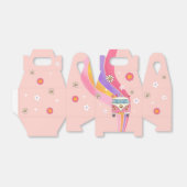 Groovy Regenboog Verjaardagsfeest Bedankdoosjes (Uitgevouwen)