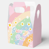 Groovy Regenboog Verjaardagsfeestje Favor Box Bedankdoosjes (Geopend)