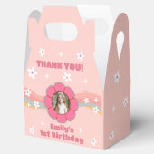 Groovy Regenboog Verjaardagsfeestje Favor Box Bedankdoosjes (Geopend)