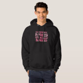 Groovy Reproductive Women Human Rights Feminism Ae Hoodie (Voorkant volledig)