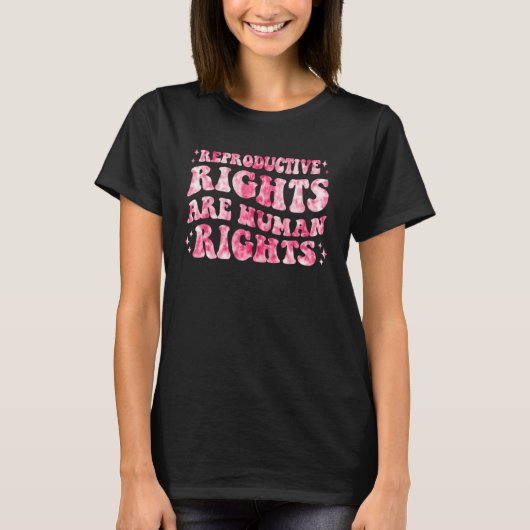 Groovy Reproductive Women Human Rights Feminism Ae T-shirt (Voorkant)
