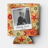 Groovy Retro 50e 60e verjaardag  foto Blikjeskoeler (Voorkant)