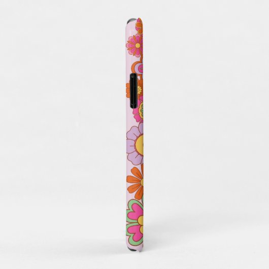 Groovy Retro 60s Hippie Case-Mate iPhone Case (Achterkant/rechts)