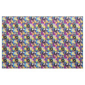Groovy Retro 60s Hippie Patroon Stof (Fat Quarter)