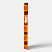 Groovy Retro 70s Boho Hippie Oranje Bloem motief Case-Mate iPhone Case (Achterkant / Rechts)