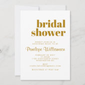 Groovy Retro 70s botanisch blauw goudVrijgezellenf Kaart (Voorkant)