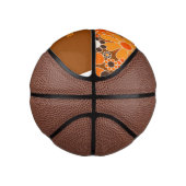 Groovy Retro 70s Gepersonaliseerd voor haar Bloeme Basketbal (Rechts)