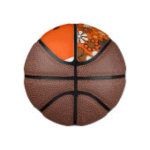 Groovy Retro 70s Gepersonaliseerd voor haar Bloeme Basketbal (Rechts)