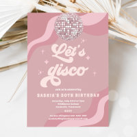 Groovy Retro 70s Laten we Disco Birthday Party