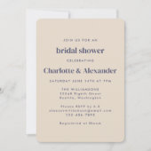 Groovy Retro 70s-ontwerp in beige Vrijgezellenfees Kaart (Voorkant)