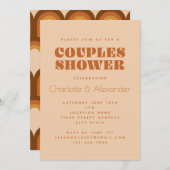 Groovy Retro 70s-ontwerp in een schoeisel met brui Kaart (Voorkant / Achterkant)