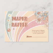 Groovy Retro 70s | Rainbow Diaper Raffle