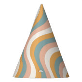 Groovy Retro 70's Verjaardagsfeestje Petten Feesthoedjes (Links)