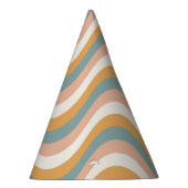 Groovy Retro 70's Verjaardagsfeestje Petten Feesthoedjes (Rechts)